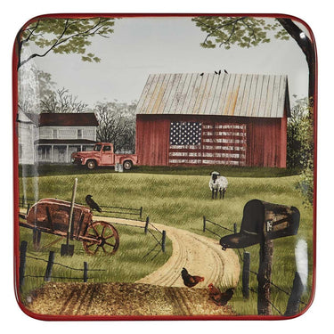 Life On The Farm Salad Plates - Set of 4 Park Designs - The Fox Decor